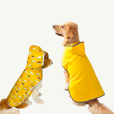 Double-sided raincoat for dogs 00136 photo