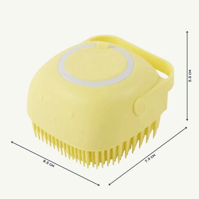 Silicone brush for washing a dog and a cat 00093 photo