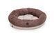Овальний лежак Bagel Brown для котів та собак міні порід, S 3700005 - онлайн-зоомагазин Хвіст і Дракон