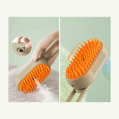 Steam brush massager for combing cats and dogs 00184 photo