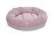 Овальний лежак Bagel Pink для котів та собак міні порід, S 3103213 - онлайн-зоомагазин Хвіст і Дракон