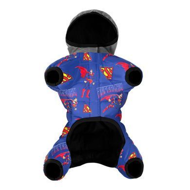 Комбінезон для собак WAUDOG Clothes малюнок "Сила Супермена", XS25, В 36-38 см, С 24-26 см 416-1079 - онлайн-зоомагазин Хвіст і Дракон