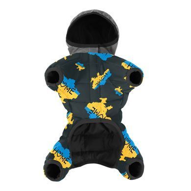 Комбінезон для собак WAUDOG Clothes малюнок "Дім", S40, В 58-61 см, С 33-38 см 5440-0230 - онлайн-зоомагазин Хвіст і Дракон