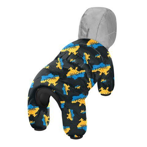 Комбінезон для собак WAUDOG Clothes малюнок "Дім", S40, В 58-61 см, С 33-38 см 5440-0230 - онлайн-зоомагазин Хвіст і Дракон