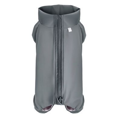 Дощовик для собак WAUDOG Clothes, водонепроникний, XS30, В 43-45 см, С 27-30 см, сірий 198211 - онлайн-зоомагазин Хвіст і Дракон