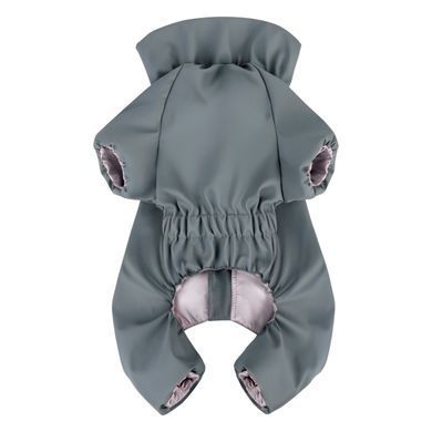 Дощовик для собак WAUDOG Clothes, водонепроникний, XS30, В 43-45 см, С 27-30 см, сірий 198211 - онлайн-зоомагазин Хвіст і Дракон