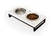 Миски на підставці Lunch Bar White wood + Black XS 3300059 - онлайн-зоомагазин Хвіст і Дракон