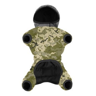 Комбінезон для собак WAUDOG Clothes, малюнок "Мілітарі", XS25, В 36-38 см, С 24-26 см 416-4026 - онлайн-зоомагазин Хвіст і Дракон