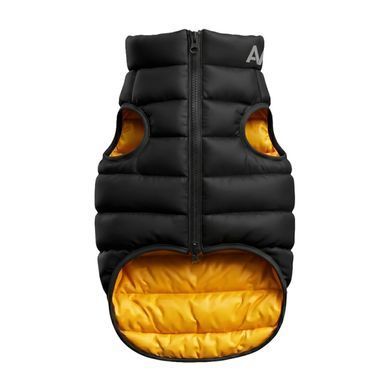 Курточка для собак AiryVest двостороння, XS22, A 20-22, B 33-35, C 19-21, жовто-чорна 1537 - онлайн-зоомагазин Хвіст і Дракон