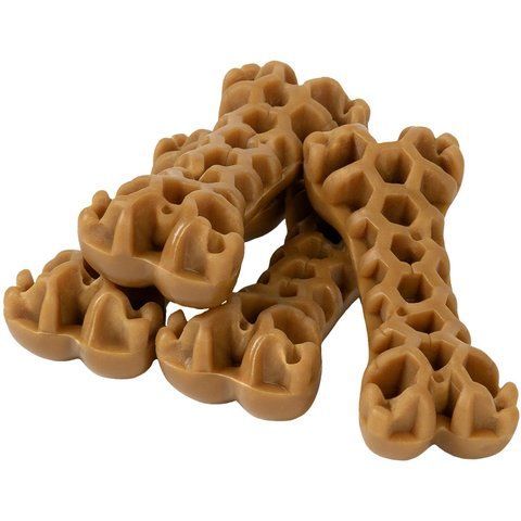 Ласощі для собак WAUDOG Treats Dental Кістка для чистки зубів з м&rsquo;ятою та прополісом, 112 г 4432 - онлайн-зоомагазин Хвіст і Дракон