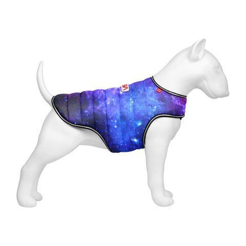 Куртка-накидка для собак WAUDOG Clothes, малюнок "NASA21", XXS, А 23 см, B 29-36 см, С 14-20 см 501-0148 - онлайн-зоомагазин Хвіст і Дракон
