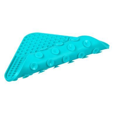 Килимок для злизування WAUDOG Silicone, 190х190х10 мм, блакитний 23522 - онлайн-зоомагазин Хвіст і Дракон