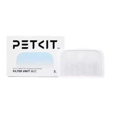 Фільтр для поїлки PETKIT Eversweet Max Filter Unit Rect- 5шт P4171 - онлайн-зоомагазин Хвіст і Дракон