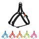 Шлея для собак водостійка WAUDOG Waterproof, c QR паспортом, металічна пряжка-фастекс, Ш 20 мм, Дов 50-80 см чорний 27651 - онлайн-зоомагазин Хвіст і Дракон