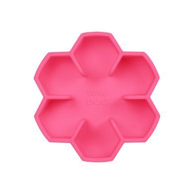 Миска для повільного харчування WAUDOG Silicone, 450 мл, рожевий 23537 - онлайн-зоомагазин Хвіст і Дракон