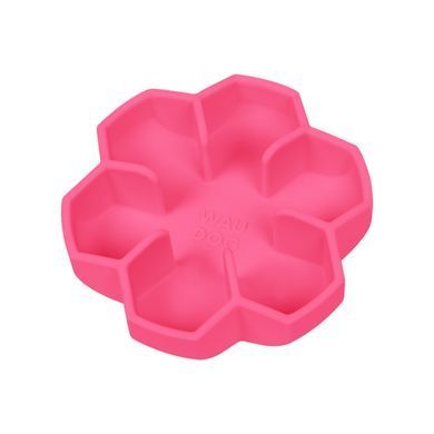 Миска для повільного харчування WAUDOG Silicone, 450 мл, рожевий 23537 - онлайн-зоомагазин Хвіст і Дракон