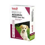 Veko Ассуріті Плюс Спот Он краплі для собак до 4кг, упаковка 3х0,4 мл 185207 - онлайн-зоомагазин Хвіст і Дракон