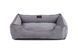 Лежак Dreamer Gray Velvet для собак та котів, S 3102656 - онлайн-зоомагазин Хвіст і Дракон