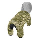 Комбінезон для собак WAUDOG Clothes, малюнок "Мілітарі", XS30, В 40-43 см, С 27-30 см 417-4026 - онлайн-зоомагазин Хвіст і Дракон