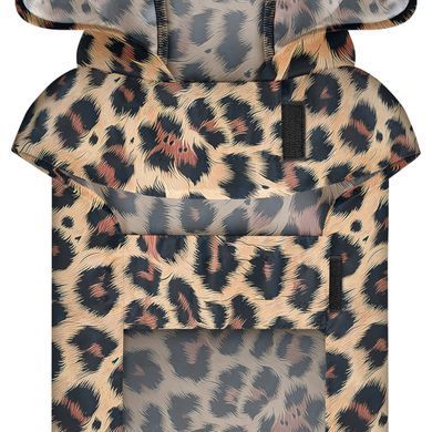 Дощовик-накидка з капюшоном для собак WAUDOG Clothes, малюнок "Леопард", XS, А 26-29 см, B 32-41 см, С 21-26 см 355-4066 - онлайн-зоомагазин Хвіст і Дракон