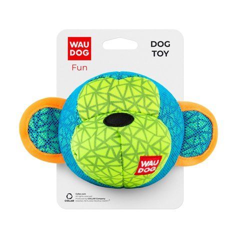 Іграшка для собак WAUDOG Fun, "Мавпа", Ш 16 см, Дл 10 см блакитний 62032 - онлайн-зоомагазин Хвіст і Дракон