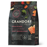 Grandorf FRESH SALMON & SWEET POTATO ADULT DOG MEDIUM & MAXI - Сухий корм для дорослих собак середніх та великих порід з лососем та бататом, 3 кг 94903 - онлайн-зоомагазин Хвіст і Дракон