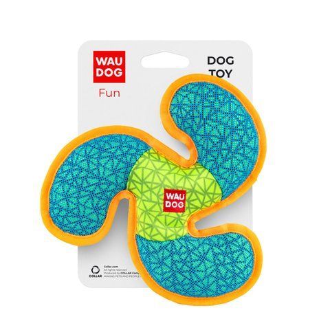 Іграшка для собак WAUDOG Fun, "Пропелер", Ш 21см, Д 21 см блакитний 62062 - онлайн-зоомагазин Хвіст і Дракон