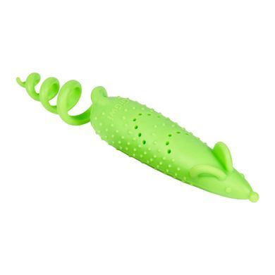 Іграшка для котів Мишка гумова GiGwi Refillable Catnip, гума, 16,5 см 2347 - онлайн-зоомагазин Хвіст і Дракон