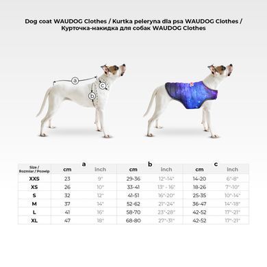 Курточка-накидка для собак WAUDOG Clothes, малюнок "Рік та Морті 2", XL, А 47 см, B 68-80 см, С 42-52 см 506-0281 - онлайн-зоомагазин Хвіст і Дракон