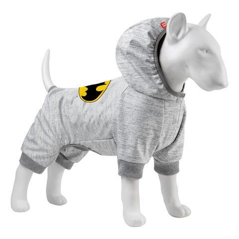 Комбінезон для собак WAUDOG Clothes малюнок "Бетмен лого", софтшелл, S40, B 52-57 см, С 32-37 см 307-2001 - онлайн-зоомагазин Хвіст і Дракон