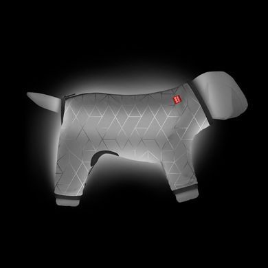 Вітровка для собак WAUDOG Clothes світловідбивна, S35, В 47-51 см, С 35-39 см 5427 - онлайн-зоомагазин Хвіст і Дракон