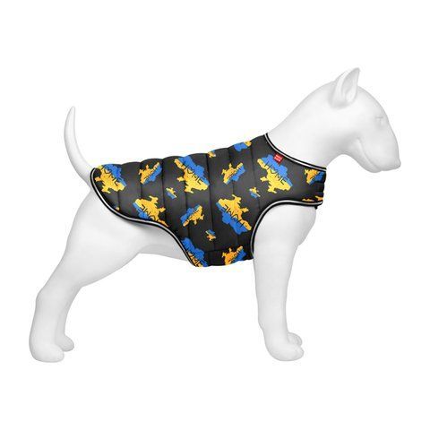 Куртка-накидка для собак WAUDOG Clothes, малюнок "Дім", XL, А 47 см, B 68-80 см, С 42-52 см 506-0230 - онлайн-зоомагазин Хвіст і Дракон