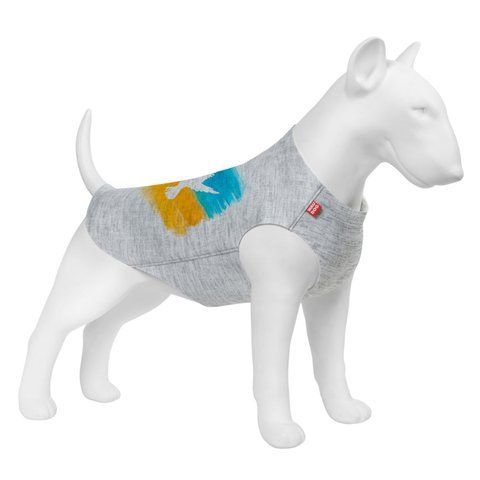 Майка для собак WAUDOG Clothes малюнок "Прапор", XS22, B 30-35 см, С 19-24 см 291-0229 - онлайн-зоомагазин Хвіст і Дракон