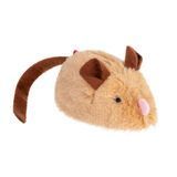 Іграшка для котів Інтерактивна мишка GiGwi Speedy Catch, штучне хутро, 9 см 75240 - онлайн-зоомагазин Хвіст і Дракон
