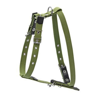 Шлея бавовняна тасьма CoLLaR Брезент для середніх собак (ширина 25мм, А:47-72см, В:68-80см) 0637 - онлайн-зоомагазин Хвіст і Дракон