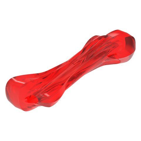 Іграшка для собак WAUDOG Fun Durable Кістка, термопластична гума, 200 мм, червоний 62193 - онлайн-зоомагазин Хвіст і Дракон