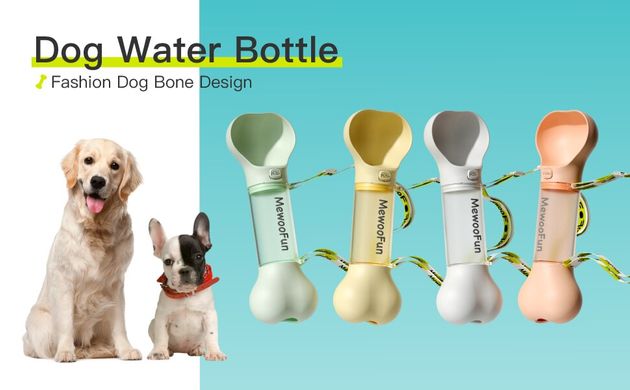 Bottle for pets with holder for packages 00030 photo