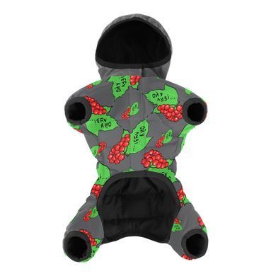 Комбінезон для собак WAUDOG Clothes малюнок "Калина", XS22, В 29-31 см, С 19-21 см 5422-0228 - онлайн-зоомагазин Хвіст і Дракон