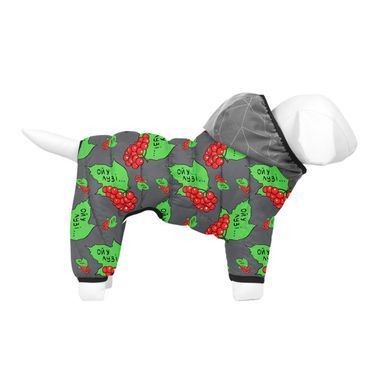 Комбінезон для собак WAUDOG Clothes малюнок "Калина", XS22, В 29-31 см, С 19-21 см 5422-0228 - онлайн-зоомагазин Хвіст і Дракон