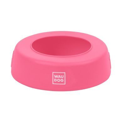 Миска-непроливайка WAUDOG Silicone 1 л рожевий 50797 - онлайн-зоомагазин Хвіст і Дракон
