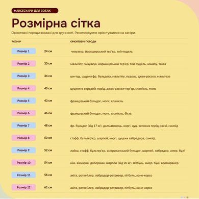 Панамка для собак з принтом бджілок Собачі Справи, розмір 1