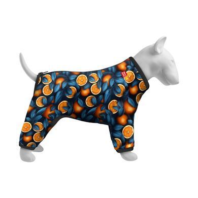 Вітровка для собак WAUDOG Clothes, малюнок "Апельсини", XS30, В 43-45 см, С 27-30 см 387-4054 - онлайн-зоомагазин Хвіст і Дракон