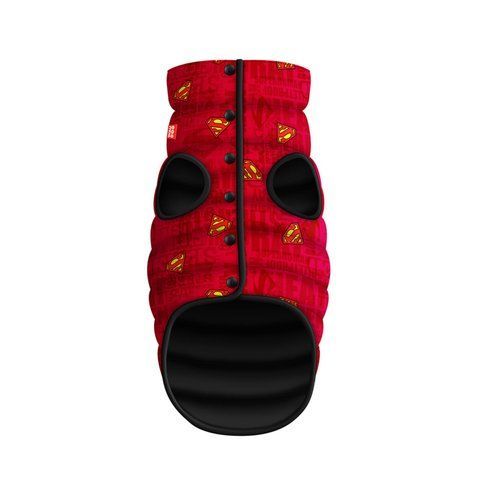 Курточка для собак WAUDOG Clothes з малюнком "Супермен червоний", S35, В 47-50 см, С 30-33 см 0935-4007 - онлайн-зоомагазин Хвіст і Дракон