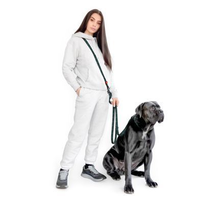 Повідець-перестібка для собак WAUDOG Nylon, малюнок "Луска", М, Ш 20 мм, Дов 300 см 336-0179 - онлайн-зоомагазин Хвіст і Дракон