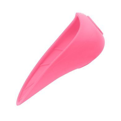 Поїлка-насадка на пляшку WAUDOG Silicone, 165х90 мм рожевий 50777 - онлайн-зоомагазин Хвіст і Дракон