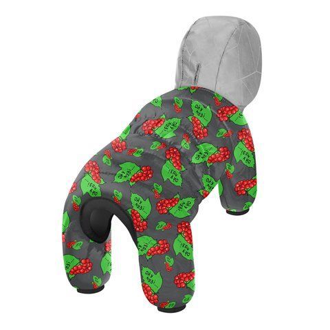 Комбінезон для собак WAUDOG Clothes малюнок "Калина", L55, В 77-79 см, С 47-50 см 5455-0228 - онлайн-зоомагазин Хвіст і Дракон