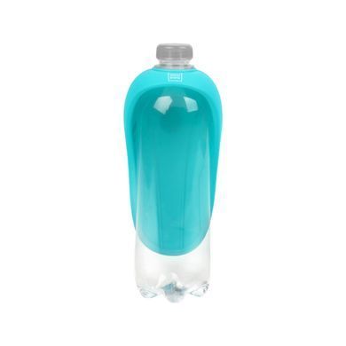 Поїлка-насадка на пляшку WAUDOG Silicone, 165х90 мм блакитний 50772 - онлайн-зоомагазин Хвіст і Дракон