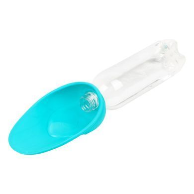 Поїлка-насадка на пляшку WAUDOG Silicone, 165х90 мм блакитний 50772 - онлайн-зоомагазин Хвіст і Дракон