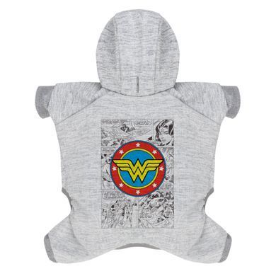 Комбінезон для собак WAUDOG Clothes малюнок "Диво-жінка комікс", софтшелл, M35, B 54-60 см, С 34-40 см 308-4009 - онлайн-зоомагазин Хвіст і Дракон