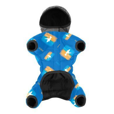 Комбінезон для собак WAUDOG Clothes малюнок "Прапор", M35, В 59-62 см, С 37-40 см 5436-0229 - онлайн-зоомагазин Хвіст і Дракон